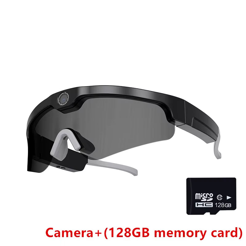 4K Mini HD Glasses Camera, Mini Sports Glasses Camera, Bicycle Recorder, Polarized Sunglasses, Bluetooth Glasses
